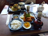 カキフライ定食旨い