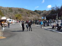 静かになった駐車場